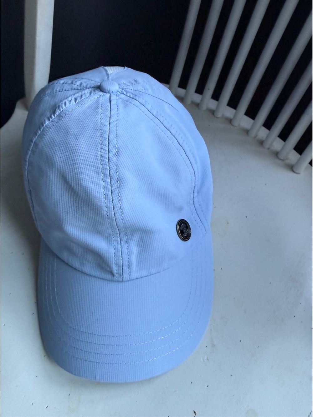 Life is Good Light Blue Baseball Cap with Mesh Panels